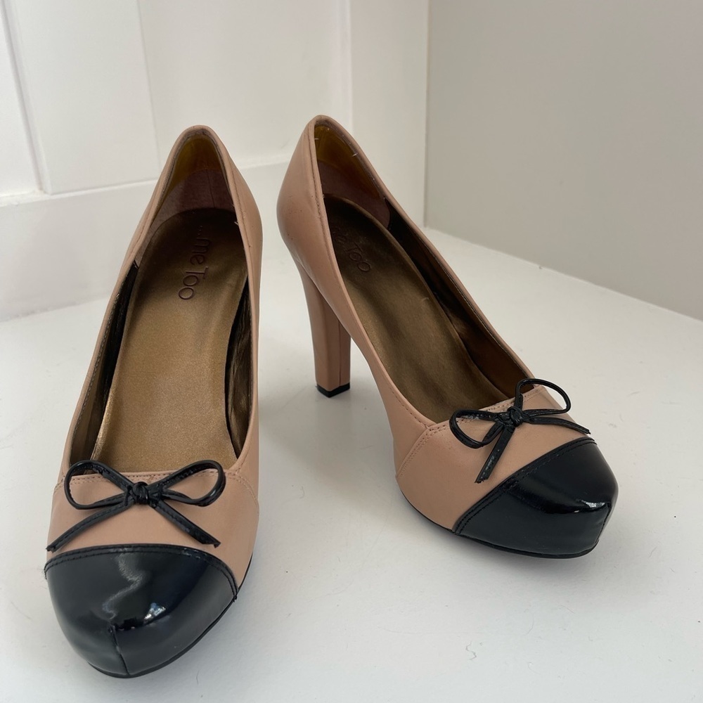 5/$25 Me Too Leather 3” heel with platform size 7M - Picture 4 of 10